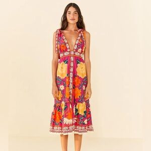 FARM Rio Multicolor Floral Dress